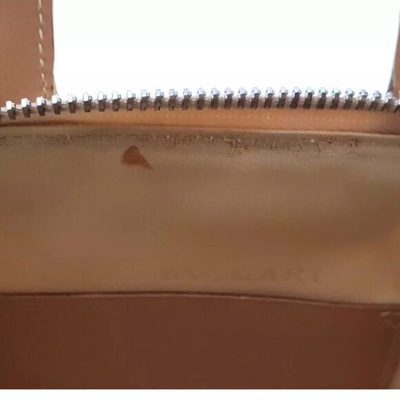 BVLGARI Logo Mini Tote Bag Leather - Picture 11 of 13